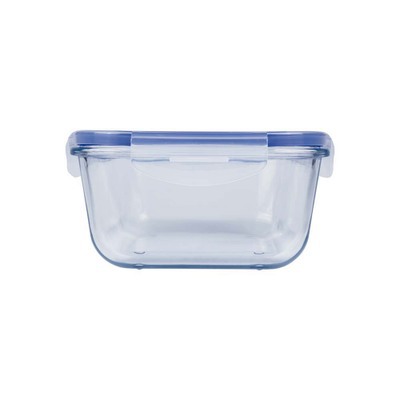 Square heat-resistant glass food storage box, microwave bento box, lunch box for work, sealed bowl, large size, free shipping details Picture