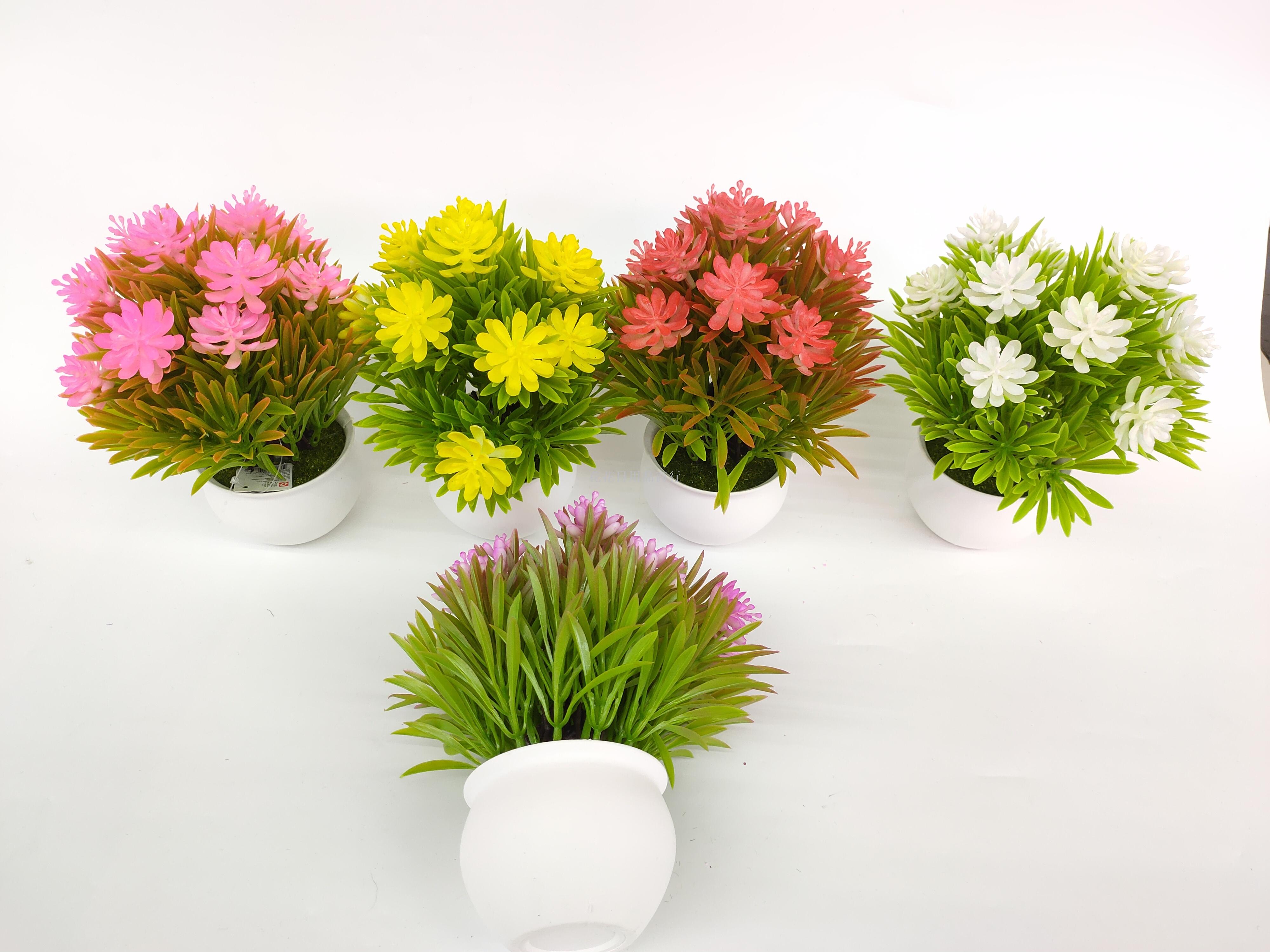 New white basin spray paint lotus office decorations simulation flower living room fake flower crafts