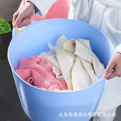 Creative large dirty clothes basket, laundry basket, toy storage basket, storage bucket, toy basket, baby bath bucket Item Picture