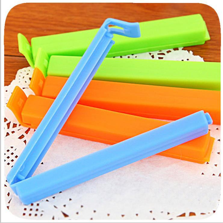 New hot selling creative candy color sealing clip plastic bag sealing clip fresh-keeping snack food clip tea