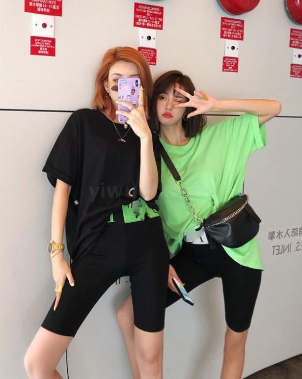 Cropped pants stretch lettered leggings High waisted bodybuilder cycling shorts Cycling ice shorts