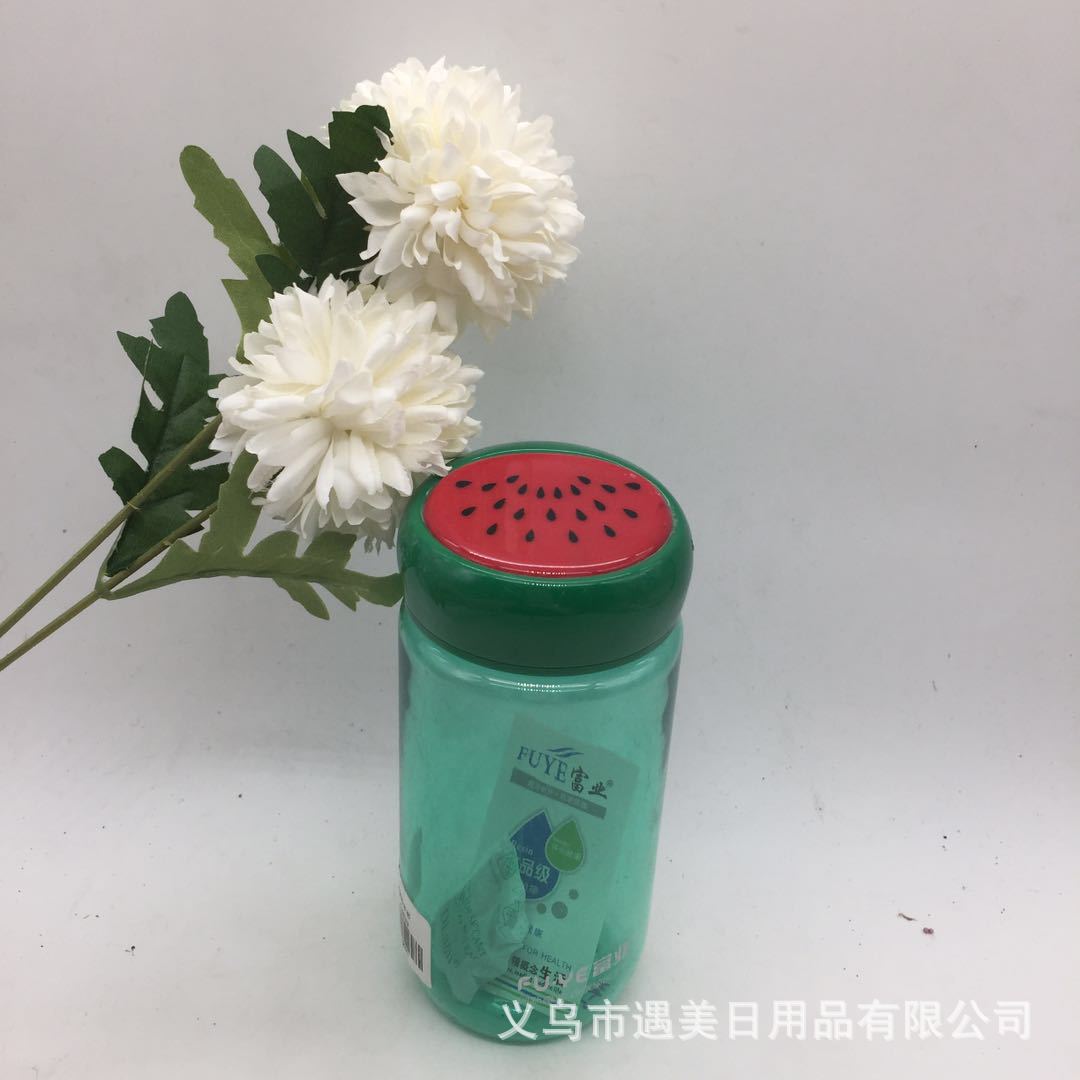 2020 nuevo creativo plástico sandía tapa copa copa de bebida para niños taza de agua de nivel ambiental fabricante al por mayor Specification image