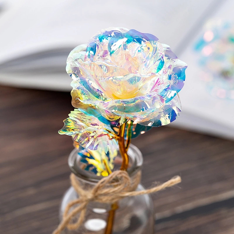 24K gold foil rose, gold rose, gold-plated rose, colored gold rose set, Valentine's Day gift event giveaway details Picture