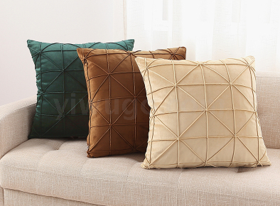 Dutch fleece jacquard cross-shaped geometric pillowcase Specification image