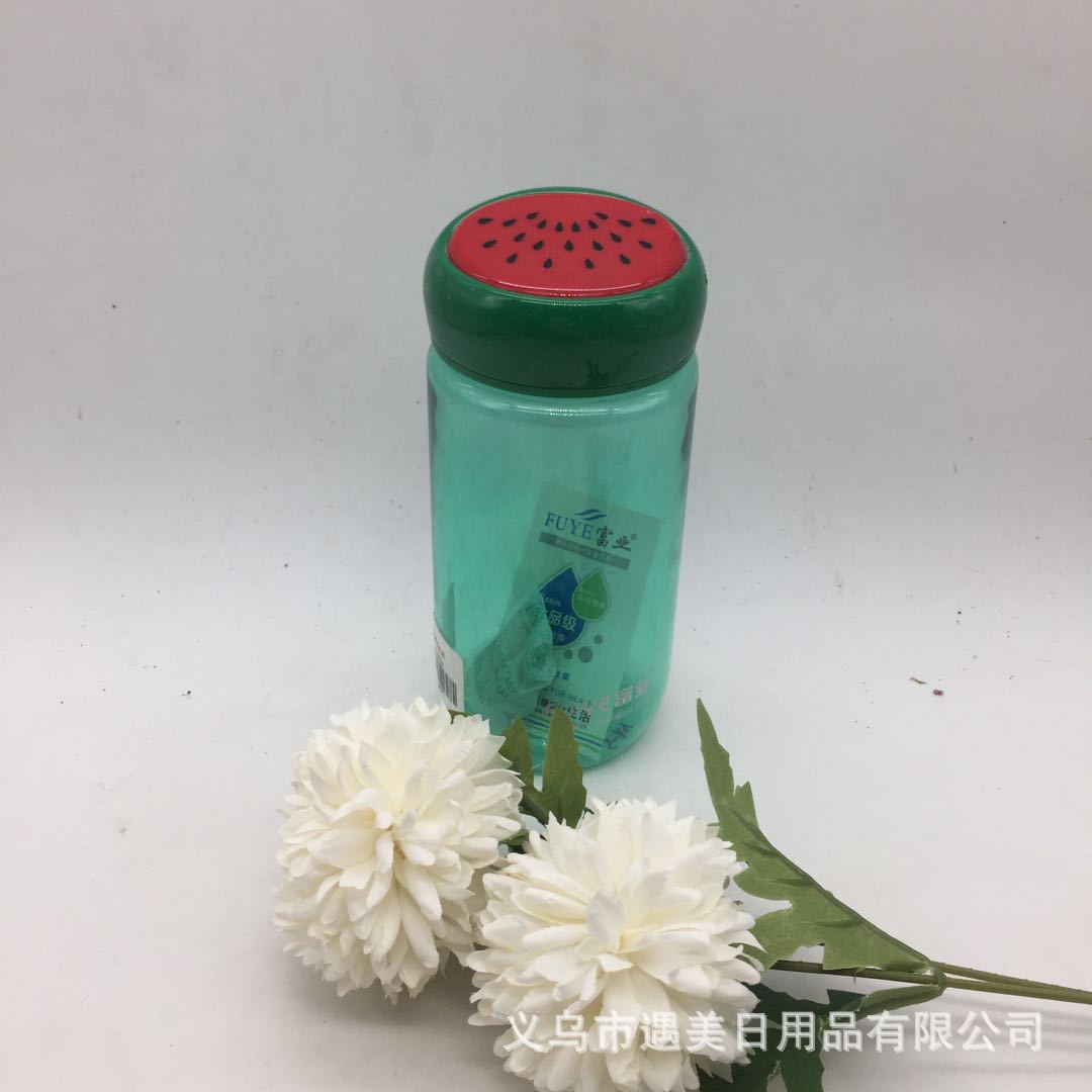 2020新款创意塑料西瓜盖杯子饮料杯儿童环保级水杯厂家批发