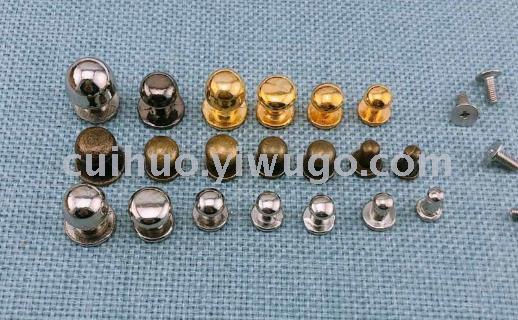 He Shang Head single-hole handle drawer small handle jewelry box drawer handle white round head pacifier nail gold Item Picture