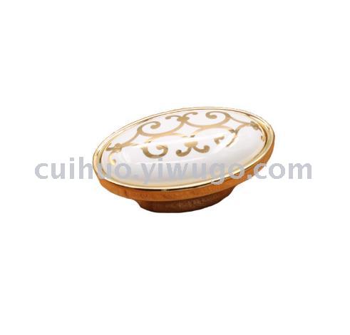 Ceramic handle, white ceramic, gold handle, factory direct sales and wholesale. Cabinet drawer, shoe cabinet handle, zinc alloy type Application Scenario