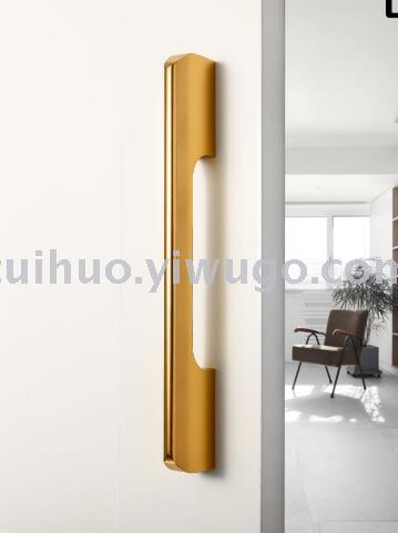 Cabinet door handle: American modern simple black simple European matte black handle, solid aluminum alloy exposed handle Application Scenario