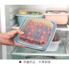 Creative refrigerator draining preservation box, household lazy person double-layer draining preservation box, fruit and vegetable draining basket, fruit basket Application Scenario
