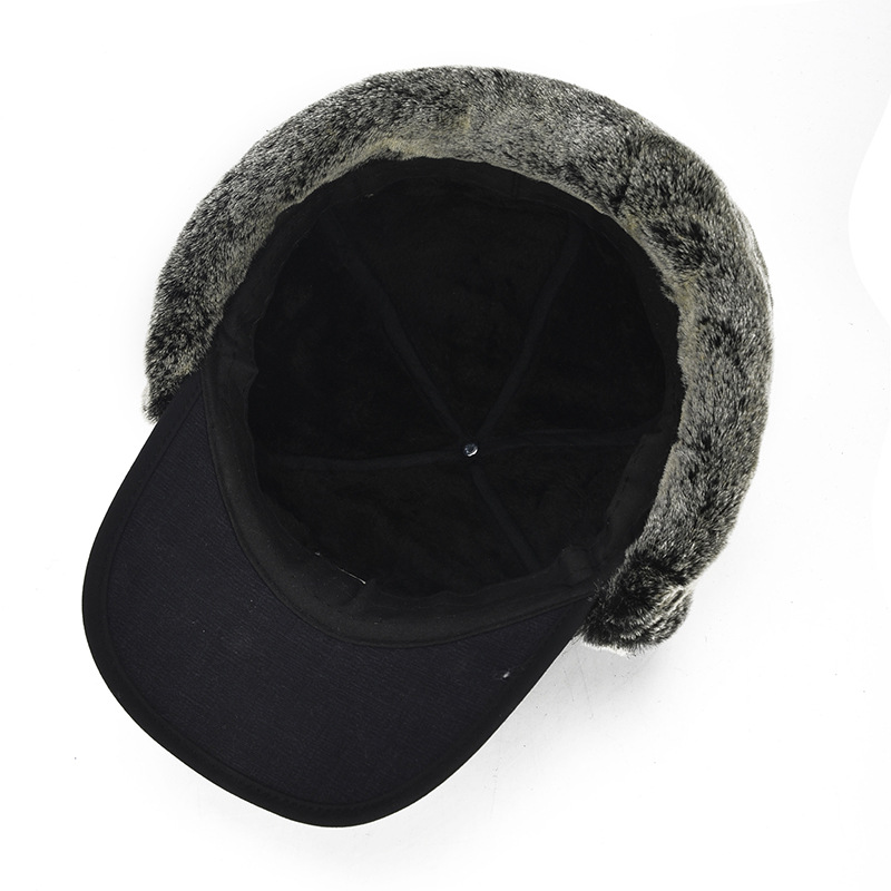 Men's winter Lei Feng hat, cotton hat, men's winter Korean-style trendy men's hat, winter ear-protecting hat, thickened warm hat Item Picture