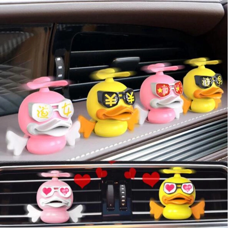 New Love Duck Car Fragrance Paste, Little Flying Duck Air Outlet Perfume, Car Glasses, Little Yellow Duck Air Conditioning Aromatherapy details Picture