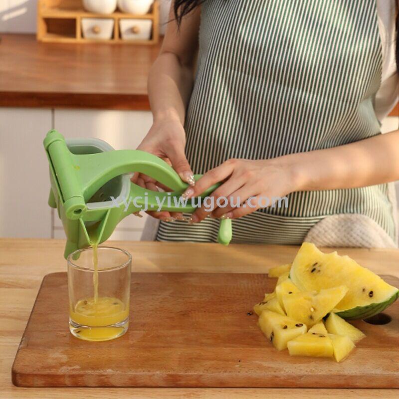 Manual lemon juice press and juicer