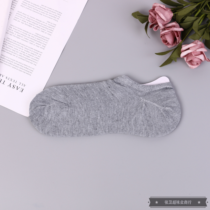 Black, white, grey, navy blue, light grey summer cool boat socks, low-top breathable, anti-odor, sweat-absorbing thin short socks for summer Item Picture