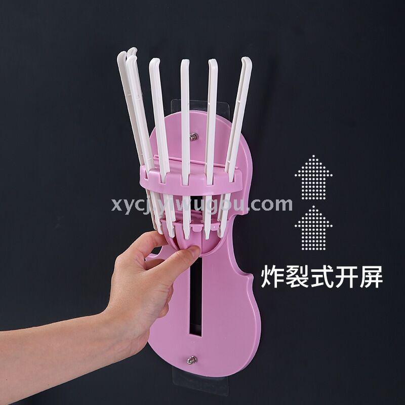 Seven-in-one pull-out multi-functional telescopic wall-mounted storage rack Application Scenario