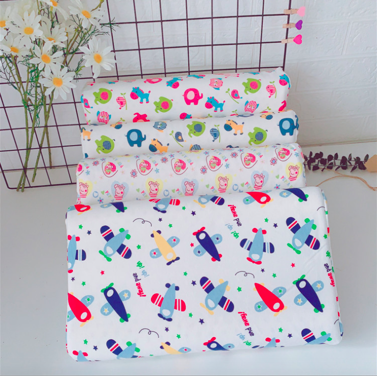 天然乳胶枕 儿童3岁以上 儿童枕头 儿童乳胶枕卡通可爱 混色