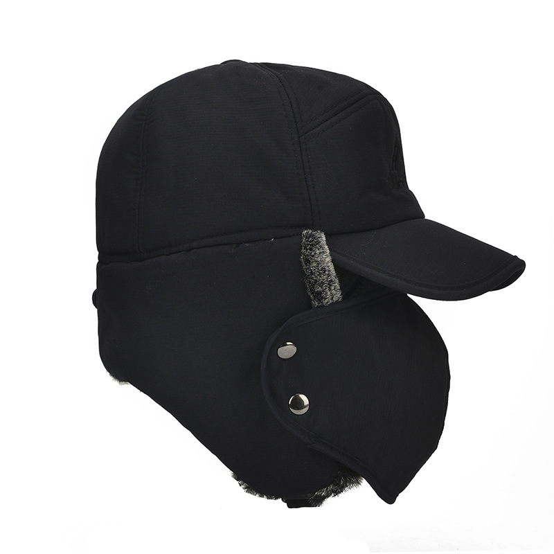 Men's winter Lei Feng hat, cotton hat, men's winter Korean-style trendy men's hat, winter ear-protecting hat, thickened warm hat details Picture
