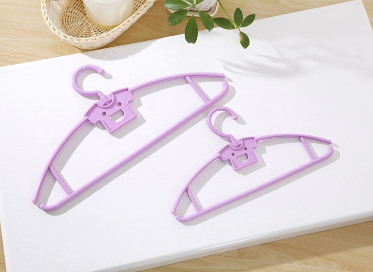Modern and simple plastic daily necessities purple clothes hanger agency and franchise Item Picture