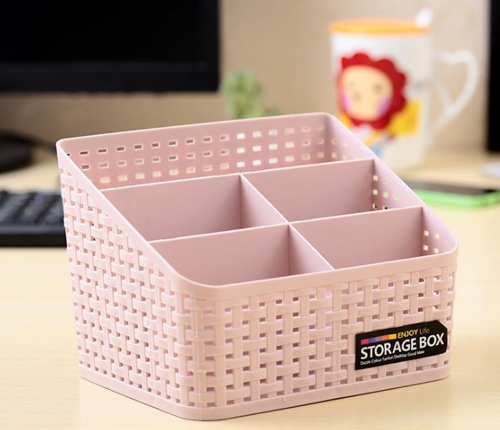 Direct sales of Japanese-style PP solid color desktop living room storage boxes from the manufacturer, best-selling daily necessities