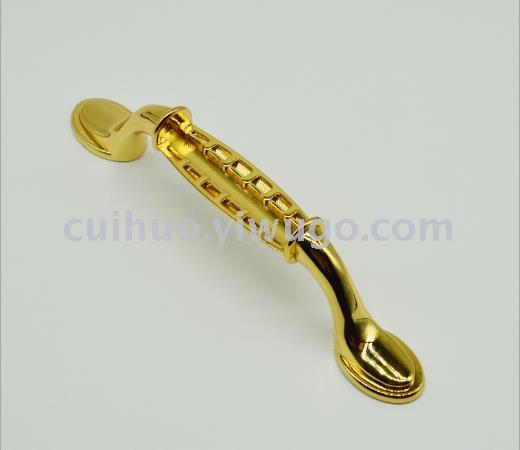 Modern cabinet drawer door handles, European-style furniture hardware handles, solid zinc alloy, simple and fashionable handles