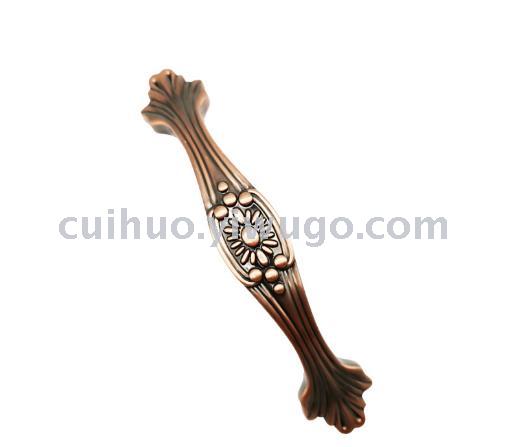 Modern cabinet drawer door handles, European-style furniture hardware handles, solid zinc alloy, simple and fashionable handles details Picture