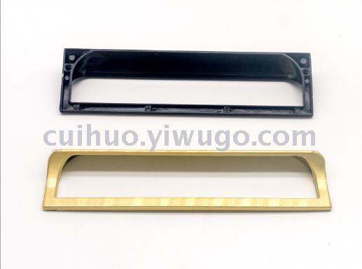 Oro gabinete armario cajón tirador norte europeo negro simple individualidad single hole handle hardware metal pequeña manija details Picture
