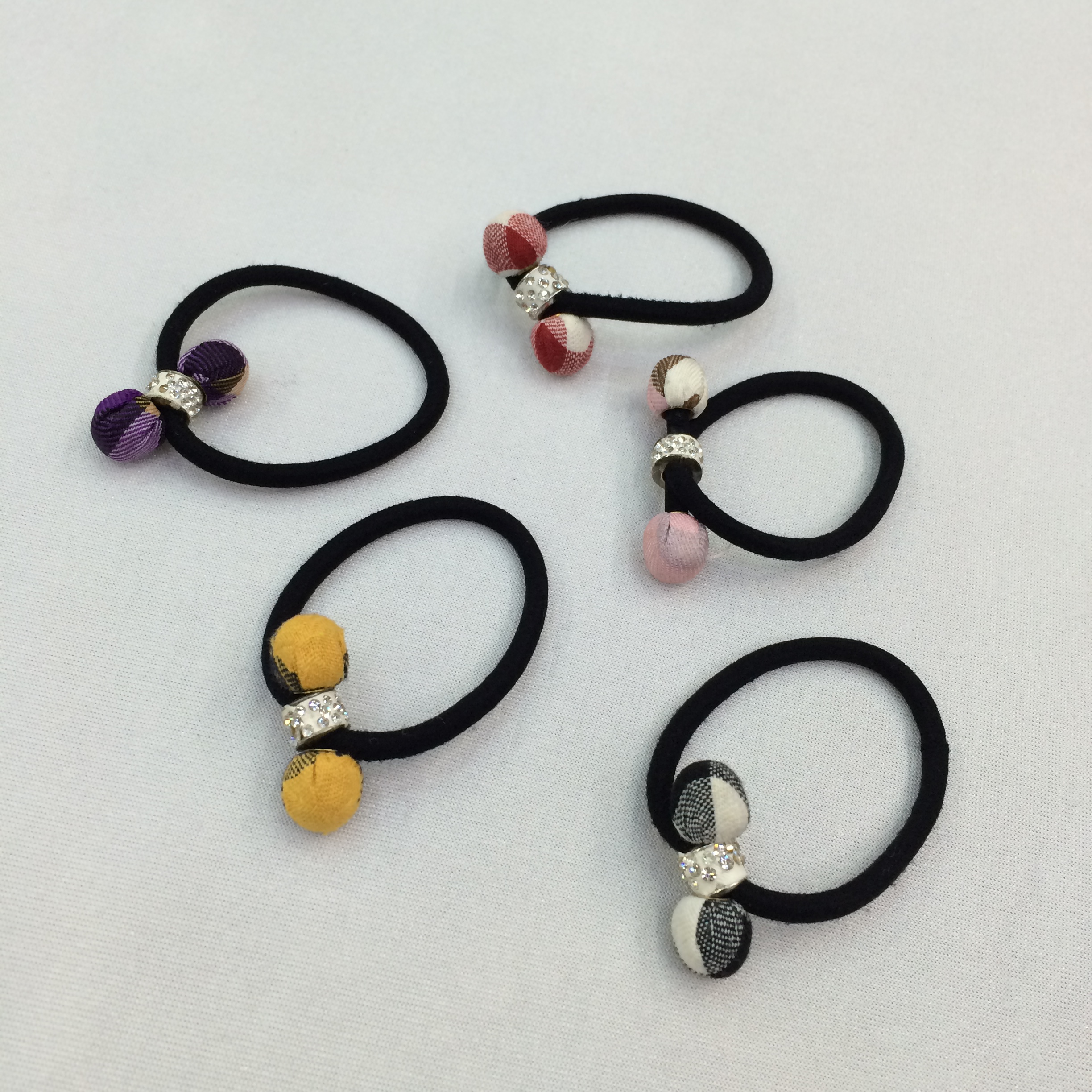 New popular point diamond camo ball elastic rubber band