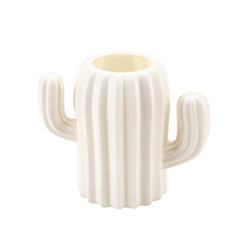 Moderno y minimalista jarrón de plástico jarrón de mesa muebles resistente a la caída multicolor flores secas decoración de salón arreglos florales Item Picture