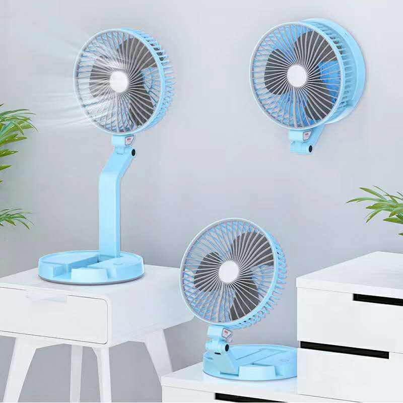 Wholesale of best-selling new products, factory direct sales, retractable folding wall-mounted desk lamps, fans, and freely rotating multi-functional fans details Picture