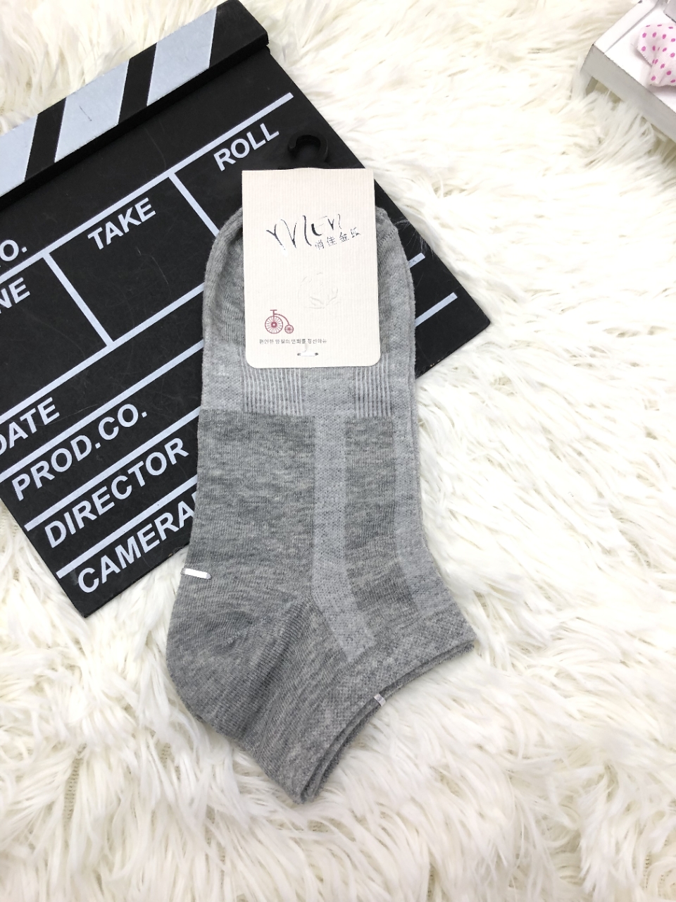 New men's socks, men's cotton short socks, spring and summer boat socks, low-top breathable, summer deodorizing and sweat-absorbing thin trendy socks Specification image
