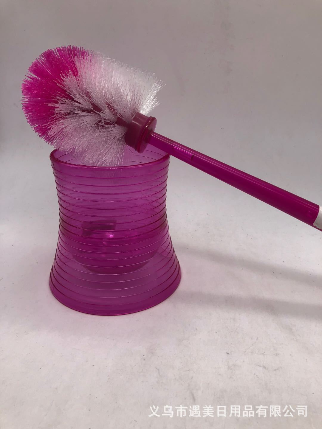 New creative toilet brush with base, stainless steel handle, toilet brush set, household bathroom cleaning, toilet cleaning brush wholesale Item Picture