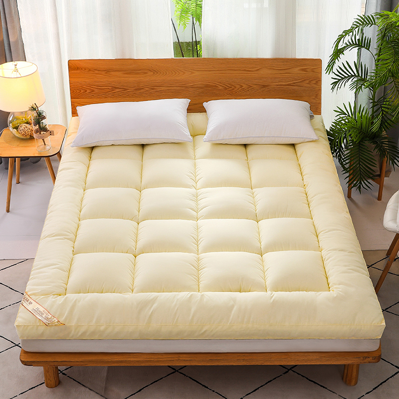 Wholesale feather velvet soft mattresses, 10cm thickened three-dimensional mattresses for five-star hotels, student dormitory quilts details Picture