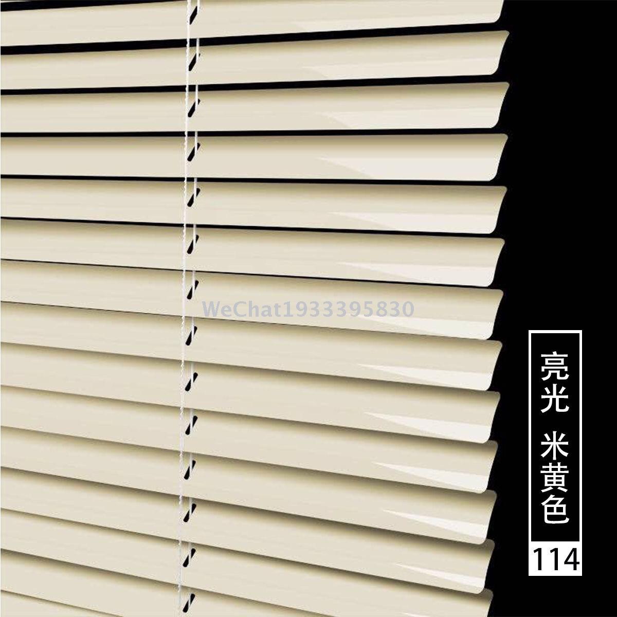Venetian blinds aluminum alloy pull bead Venetian blinds waterproof toilet office factory workshop curtain details Picture