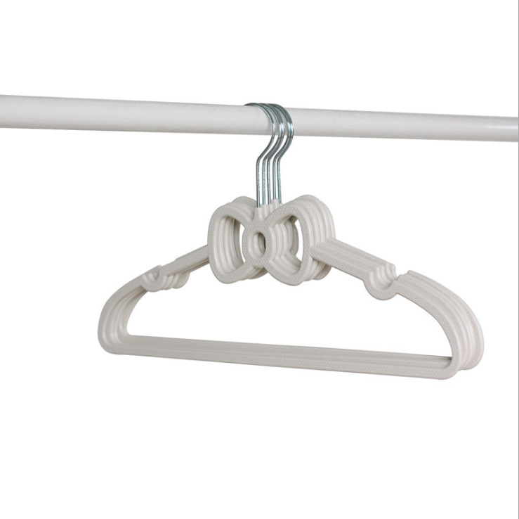 Wholesale of Nordic-style plastic daily necessities pink hangers from the manufacturer Item Picture