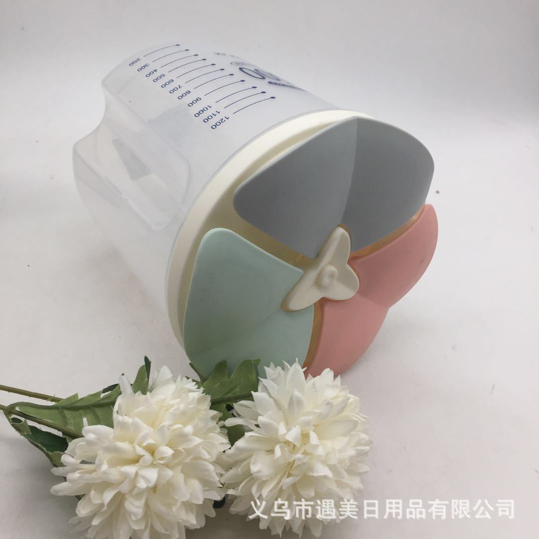 The manufacturer's multi-functional multi-grain storage tank with compartments, rotating transparent sealed tank, and kitchen dried fruit and food storage tank Item Picture