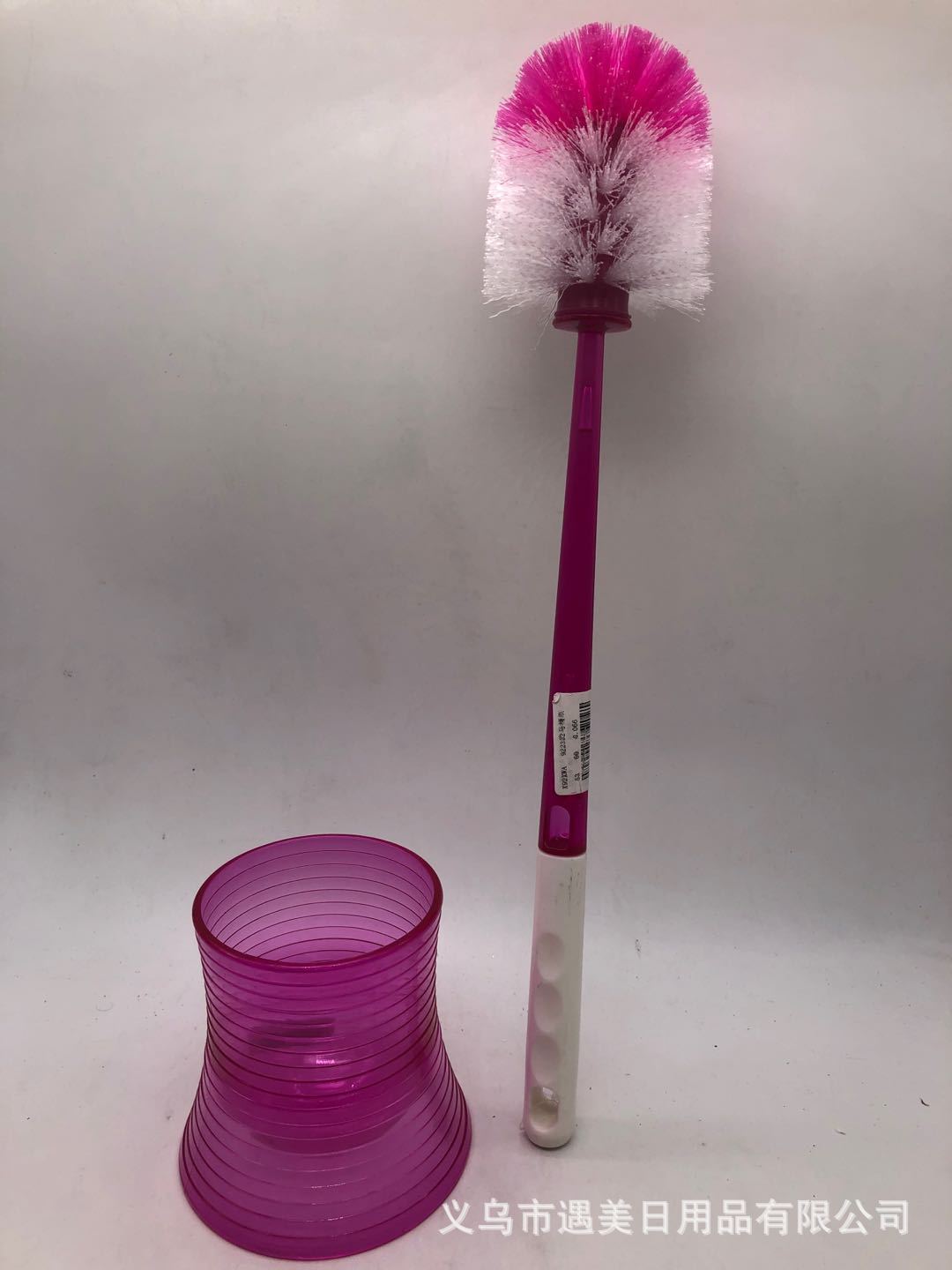 New creative toilet brush with base, stainless steel handle, toilet brush set, household bathroom cleaning, toilet cleaning brush wholesale Specification image