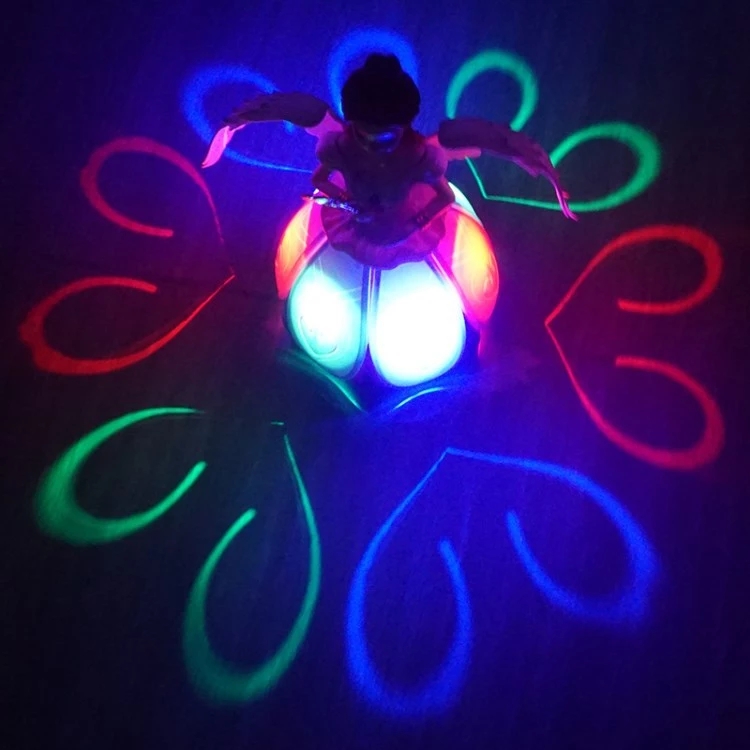 New bestseller: Princess, walking, electric dancing robot, music spinning doll, children's and girls' toy details Picture
