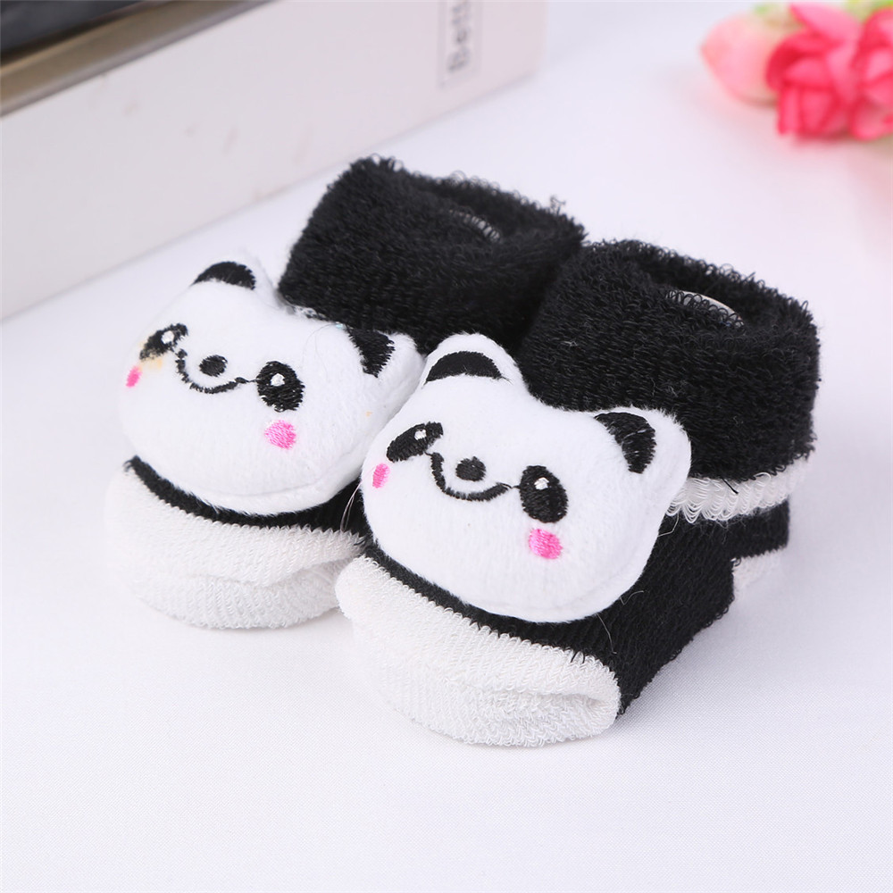 Red panda socks shoes baby shoes cartoon head baby shoes socks manufacturers