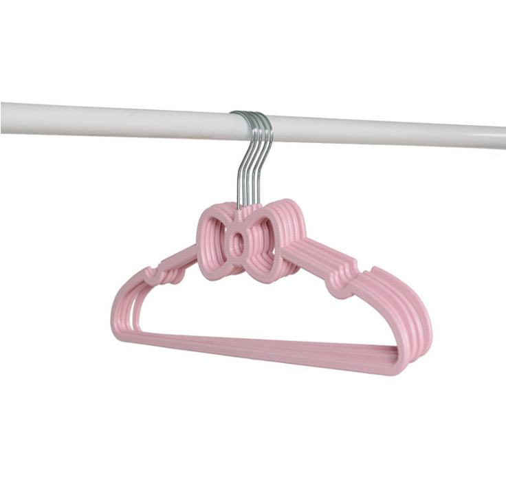 Wholesale of Nordic-style plastic daily necessities pink hangers from the manufacturer Specification image