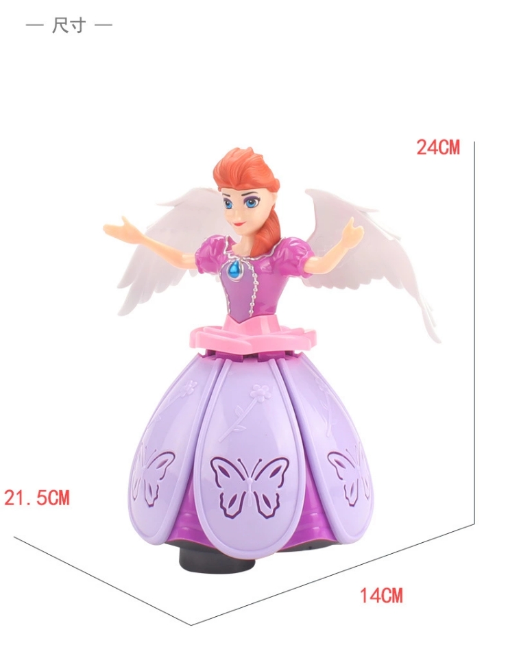New bestseller: Princess, walking, electric dancing robot, music spinning doll, children's and girls' toy Item Picture