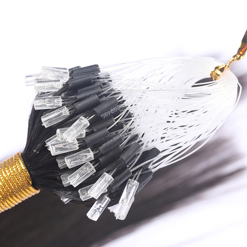 Ladies with medium-length straight hair, real hair strands, false hair curtains, and seamless hair extensions Application Scenario