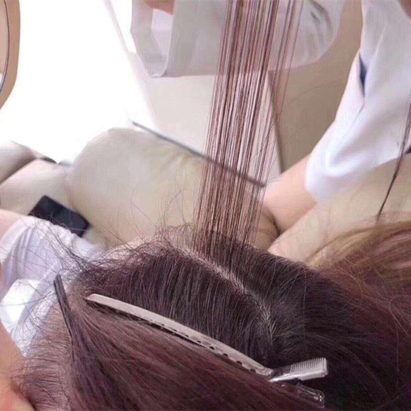 Protein silk Japanese-style physical hair extension, zero-sense hair extension, hair replacement and growth, zero touch, invisible and traceless hair extension, inspiration hair extension Application Scenario