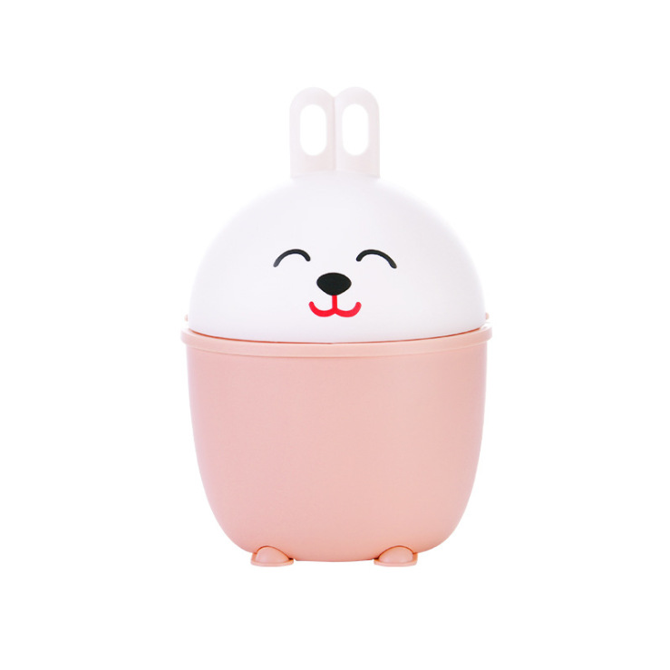 Fashionable and creative cartoon rabbit desktop trash can, multi-functional, sturdy and durable, compact desktop classified trash can Item Picture