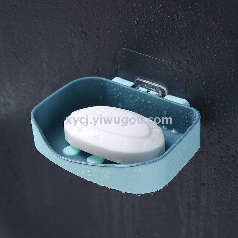 Double-layer, two-color draining soap box without punching holes Application Scenario