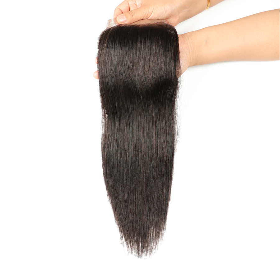 Wholesale of Straight hair extensions and wigs, pick a natural human hair strand Straight wave hair curtain Application Scenario