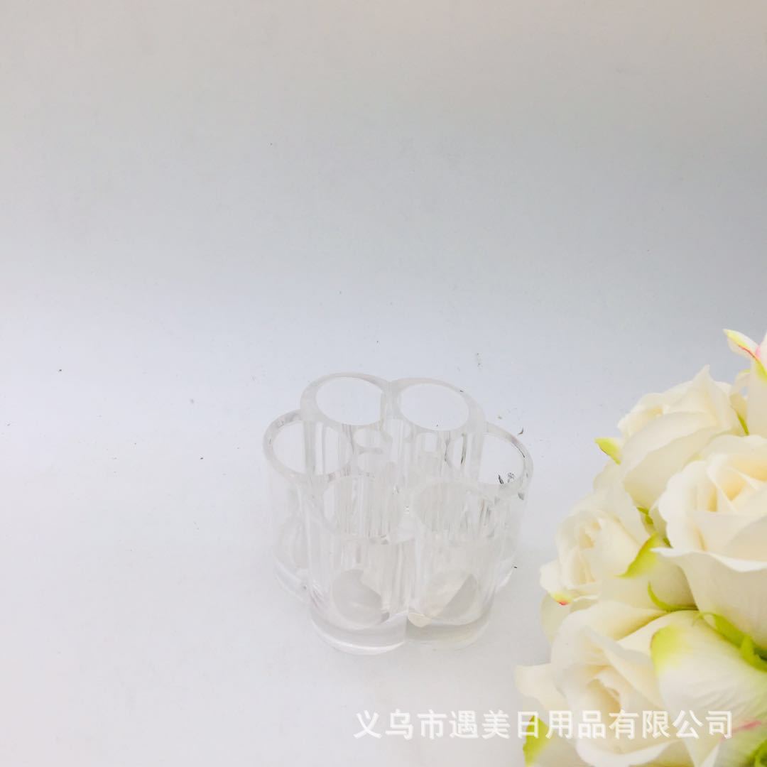 Transparent acrylic cosmetic storage box, tattoo lip gloss lipstick stand, jewelry crystal desktop storage box details Picture