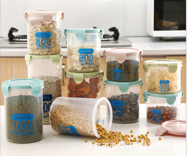 Korean-style high borosilicate food storage and sealing boxes for daily necessities, factory wholesale, popular bestsellers details Picture
