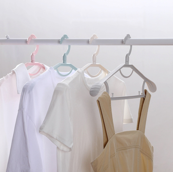 Agency and franchise of Nordic-style plastic daily necessities pink clothes hangers details Picture