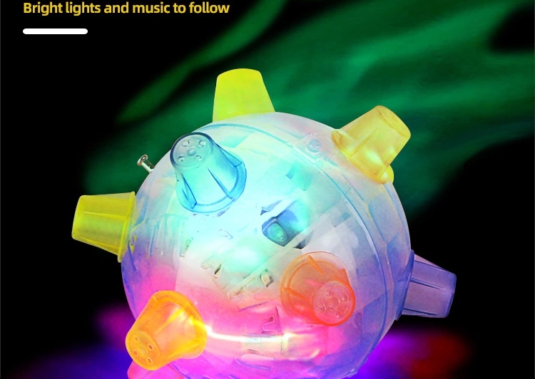 The new best-selling electric luminous dancing ball toy, the shining children's new and unique toy, and the music jumping ball are selling well Item Picture
