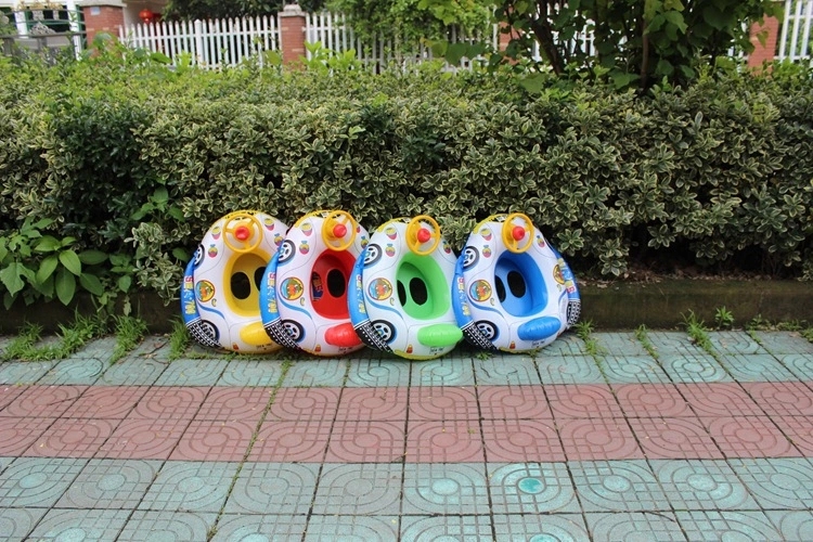 Hot-selling children's steering wheel swimming rings, seat rings, baby cartoon seat rings, baby swimming rings, thickened float rings Application Scenario