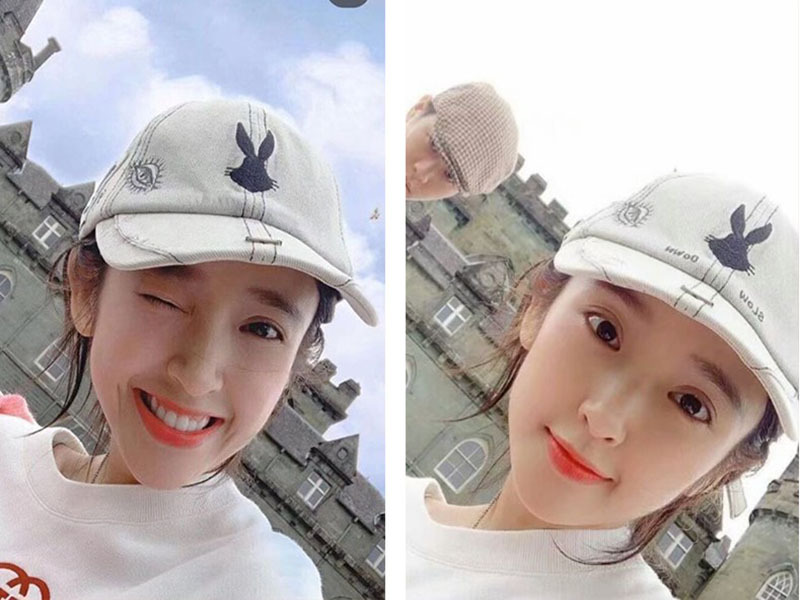 成人帽实物图